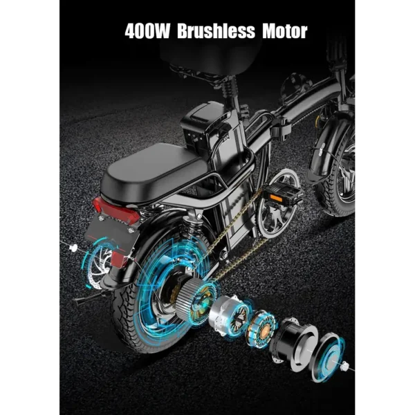 Playa eBikes® "350W" Folding eBike – Compact, Affordable, Ready for the Dust